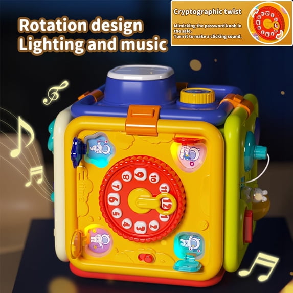 Flynow Gifts Toys for 1 Year Old Boy, Busy Board Educational Sensory Toddler Montessori Toys,Learning for 1 Year Old Boy and Girl Birthday Gifts